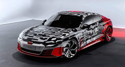 Audi показала первые официальные фотографии электрокара e-tron GT