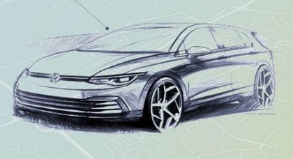 Volkswagen Golf следующего поколения: новые изображения 
