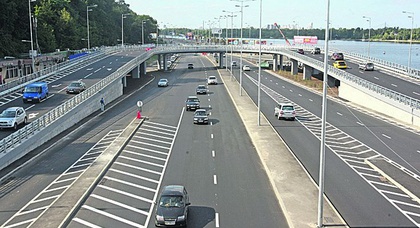 Набережное шоссе перекроют в ночь на 19 и 20 мая