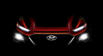 Hyundai показал второй тизер нового кроссовера Kona