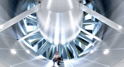 Volkswagen построил огромный аэродинамический туннель