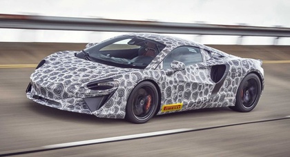  McLaren вывел на испытания новый супергибрид