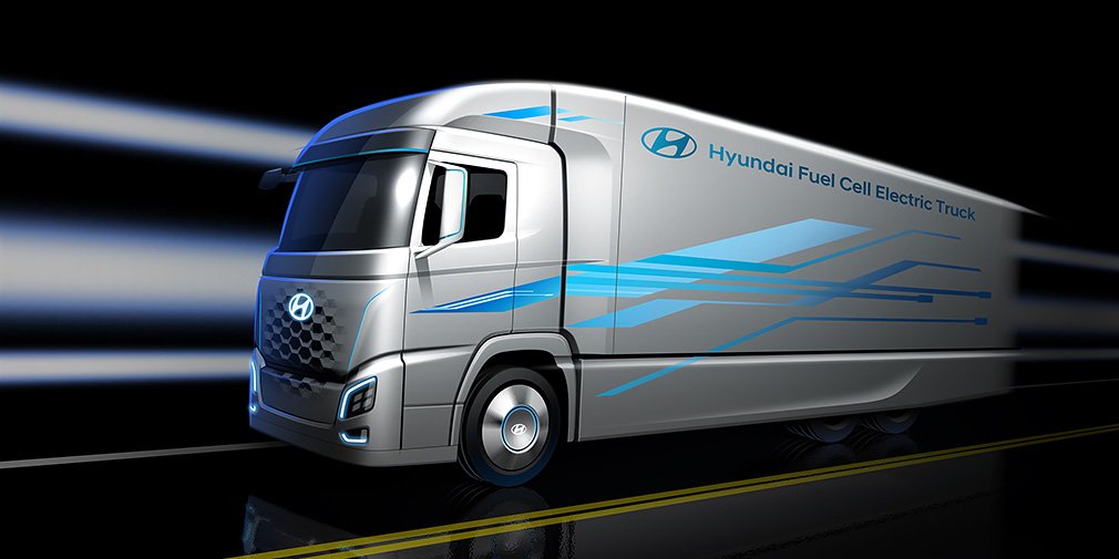 Hyundai анонсировала новый водородный грузовик