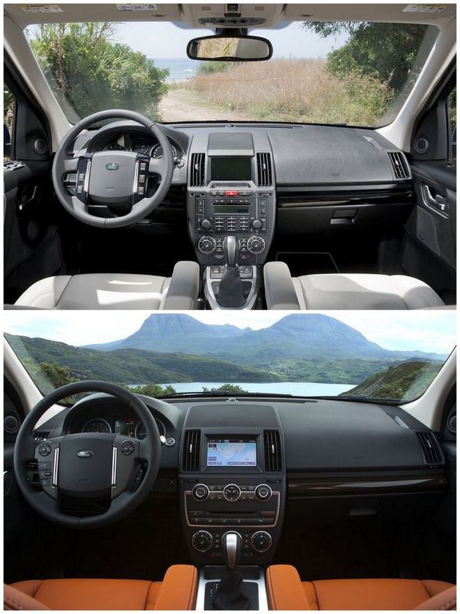 Салон Land Rover Freelander 2 2011 и 2013 модельного года