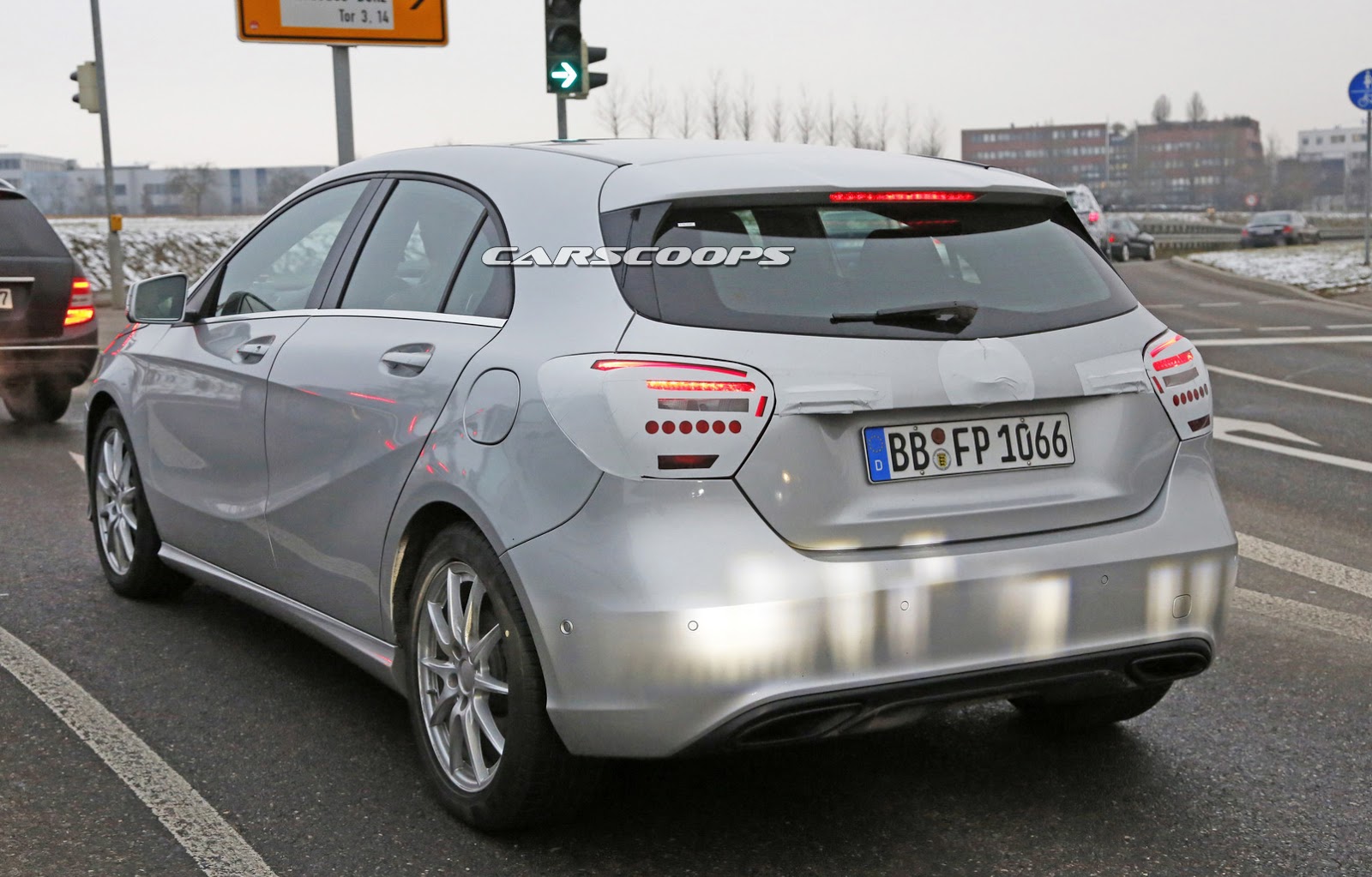 Mercedes A-Class spy photo