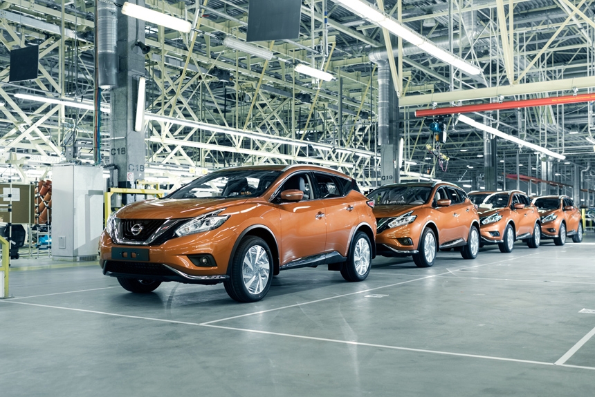Nissan Murano третьего поколения начали собирать в Санкт-Петербурге
