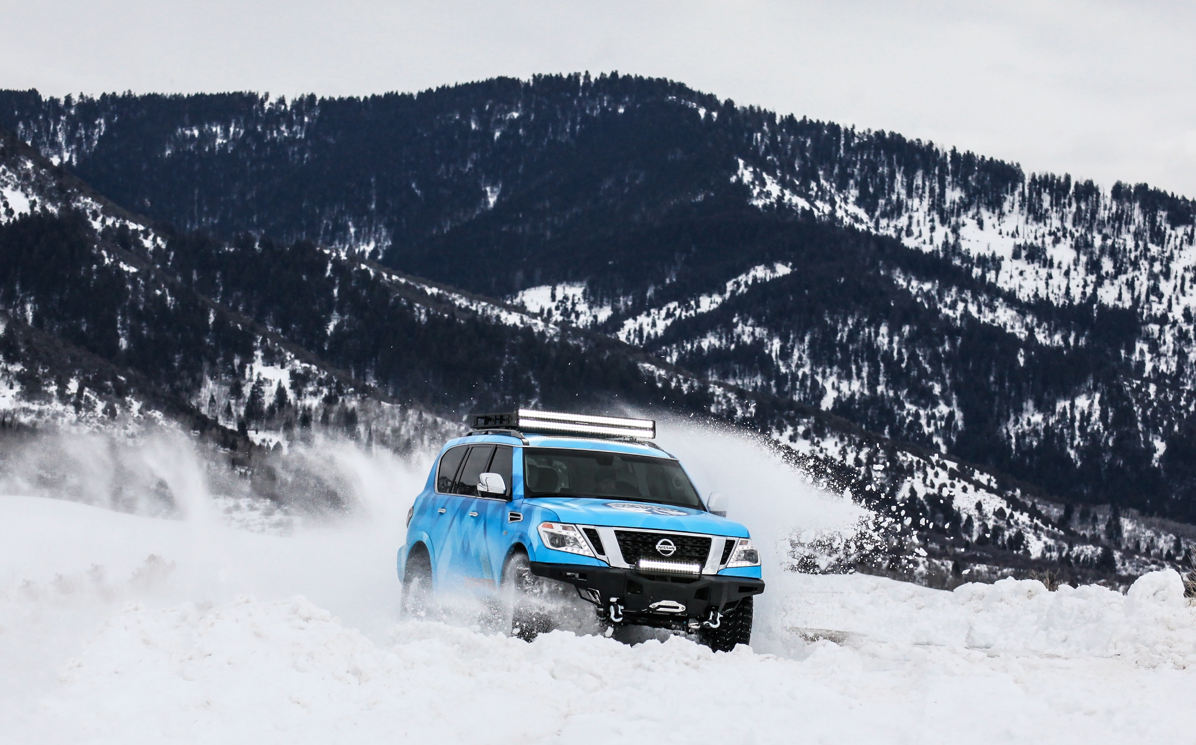 Nissan рассекретил экстремальный внедорожник Armada Snow Patrol