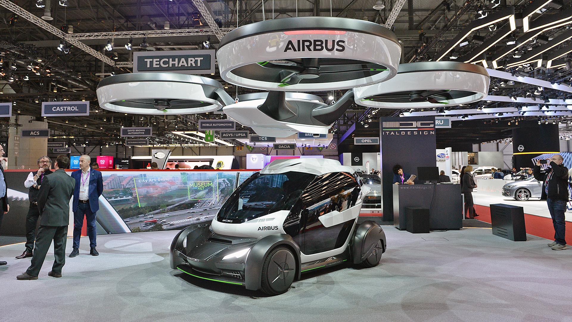 Airbus и Italdesign придумали летающий автомобиль 