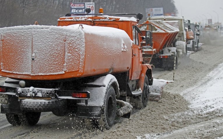 В Киеве запущена система мониторинга снегоуборочной техники