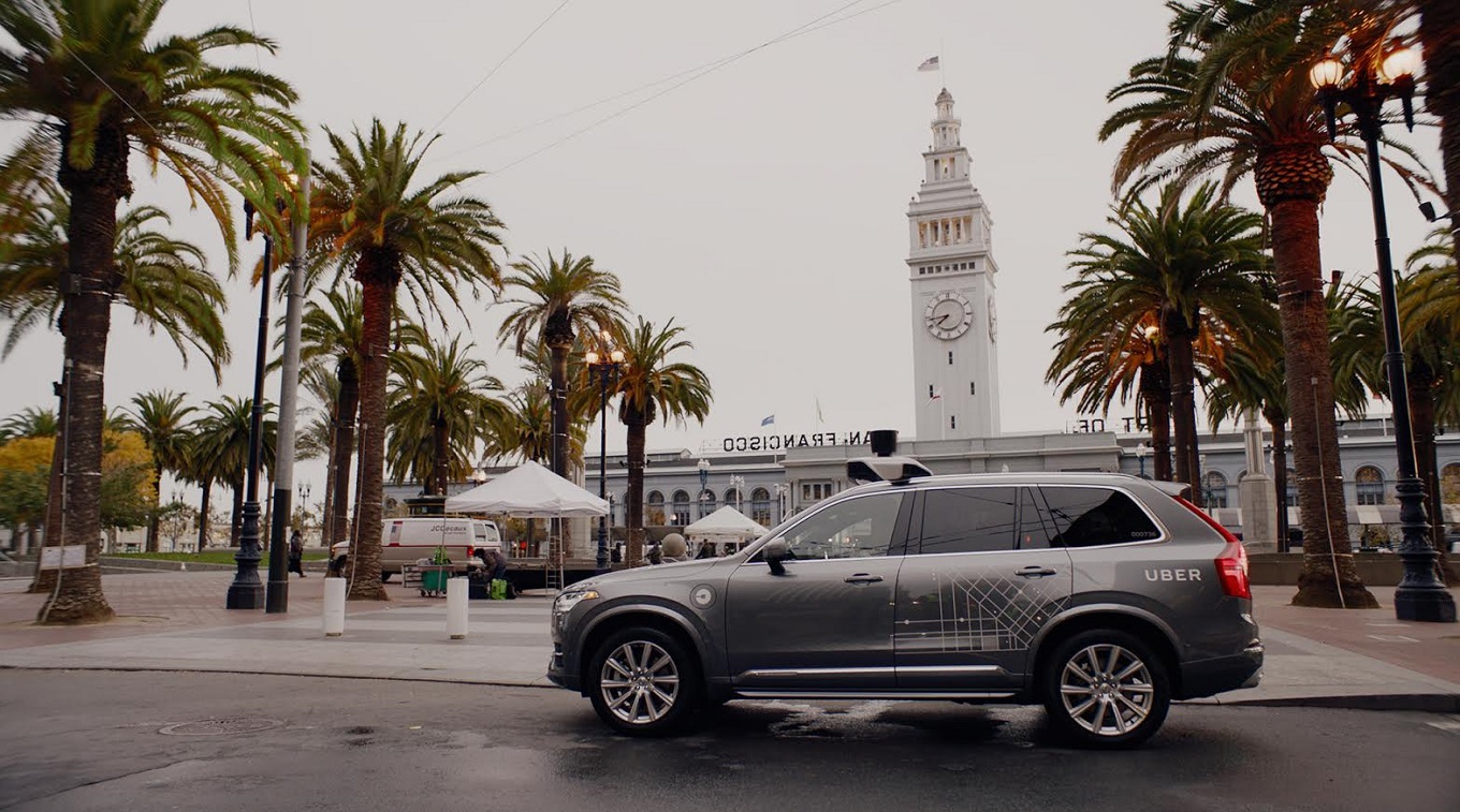 Самоуправляемые такси от Uber стали общедоступными в Сан-Франциско