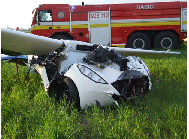 Летающий автомобиль Aeromobil 3.0 разбился во время испытаний