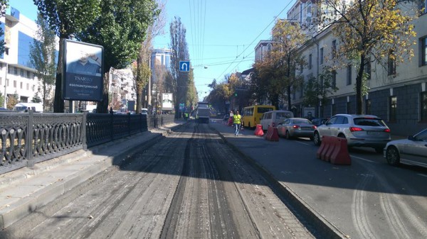 В субботу начнётся продолжительный ремонт бульвара Тараса Шевченко