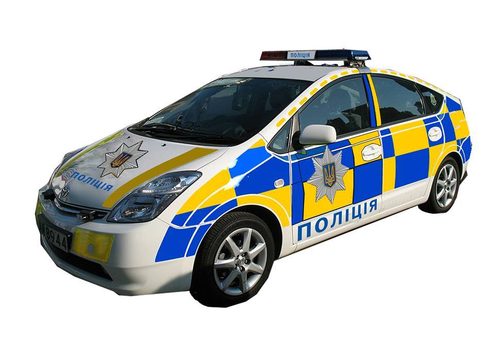 Возможный вариант оформления украинского полицейского автомобиля