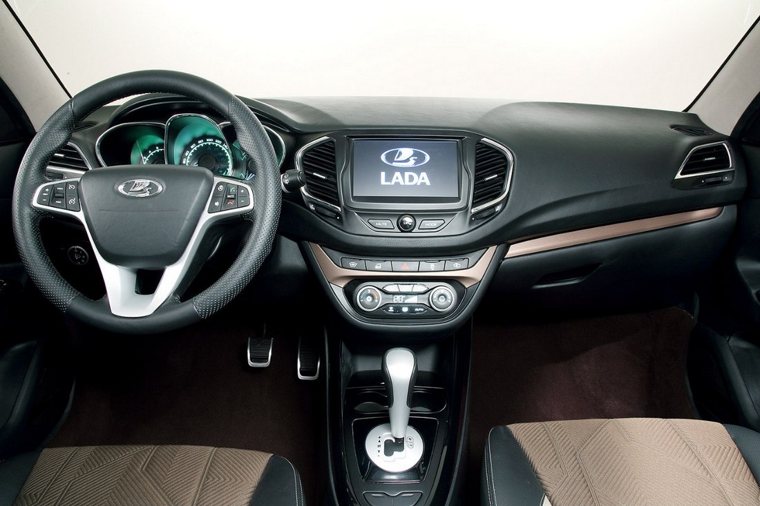 Фото интерьера прототипа lada Vesta Lada Vesta