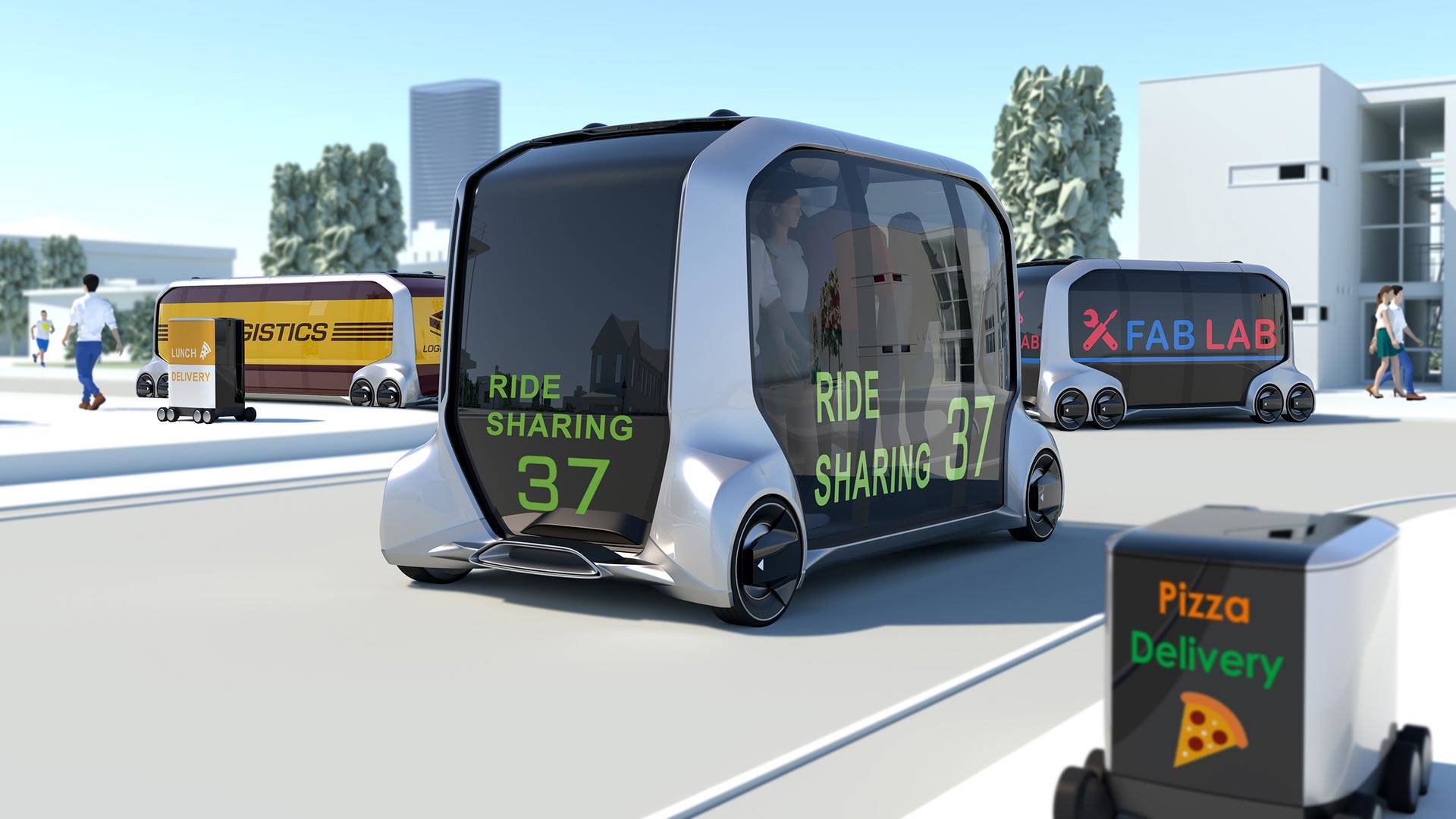 Тойота представила беспилотный модульный магазин на колесах