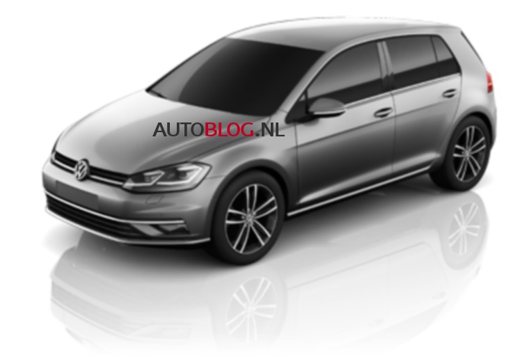 Обновлённый Volkswagen Golf VII рассекретили в сети