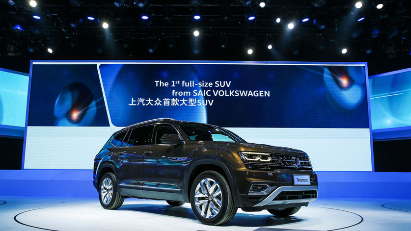 Китайский Volkswagen Teramont обошел по мощности американский Volkswagen Atlas