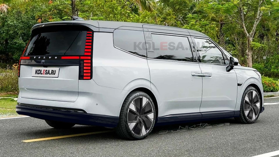 2024 Volvo EM90 luxury minivan will look something like this