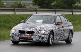 Шпионское видео BMW 3-й серии нового поколения