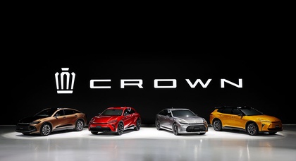 Toyota introduced four new cars of the Crown family at once: a sedan, estate and two crossovers