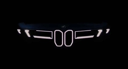 Ноздри уменьшаются: BMW показала подсвеченную решетку iX3 с подсветкой