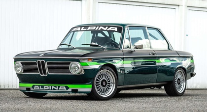 Classic BMW 2002 TII Alpina tuned by Manhart to 200 hp and 215 Nm
