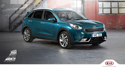 Гибридный кроссовер Kia Niro признан автомобилем года в Украине в категории «Электромобили и гибриды»