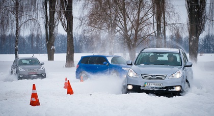 Зимний тест-драйв Subaru — снежные заплывы