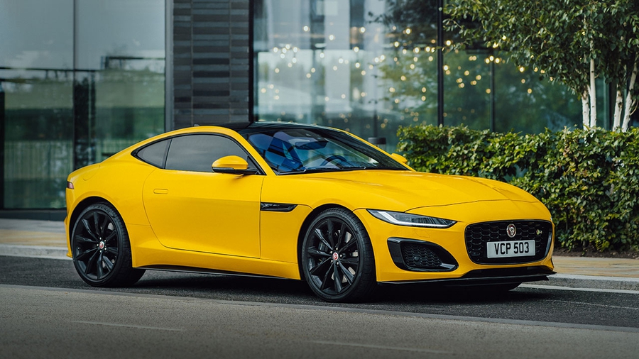 2022 Jaguar F-Type Coupe — Sorrento Yellow