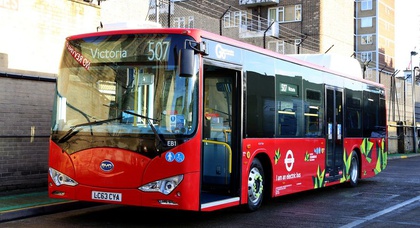 Лондон переходит на электрические автобусы BYD eBus