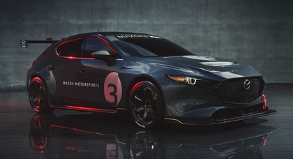 Mazda3 превратилась в гоночный спорткар 