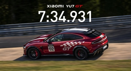 Xiaomi YU7 GT встановив рекорд Нюрбургрингу серед SUV і випередив Audi RS Q8