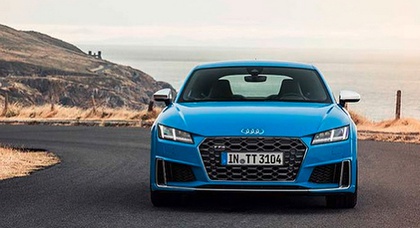 Внешность обновленного купе Audi TTS рассекретили до премьеры