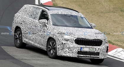 2024 Skoda Kodiaq SUV Spied Pushed to the Limit at the Nurburgring