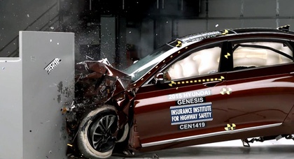 Новый Hyundai Genesis с честью прошел американский краш-тест