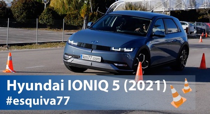 Электромобиль Hyundai Ioniq 5 показал лучшие качества на «лосином тесте»