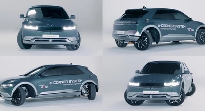 Hyundai unveils futuristic e-Corner module that allows cars to rotate wheels 90 degrees for easier parking