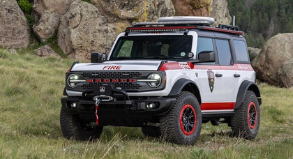 This Ford Bronco is specially designed to fight forest fires in national parks
