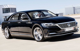 Volkswagen first showed the canceled second-generation Phaeton sedan