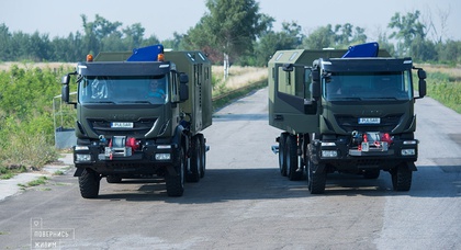 The "Come Back Alive" Foundation purchased mobile stations for the repair of Humvees of the Ukrainian Army