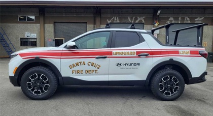 Hyundai fait don de quatre camions Santa Cruz à la ville du même nom