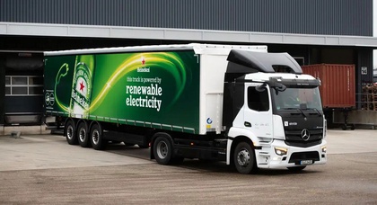 Heineken partners with Einride to transport beer across Europe more efficiently