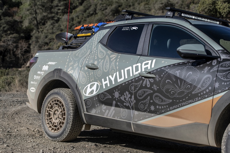 Hyundai created a custom Santa Cruz to fight the Rebelle Rally