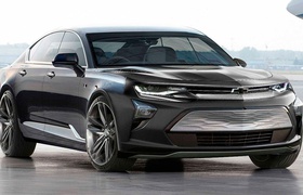 Фанаты в сети начали фантазировать о том как мог бы выглядеть новый электрический Chevrolet Camaro