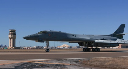 A retired B-1B Lancer supersonic bomber has been pulled from an aircraft boneyard and set to return to service