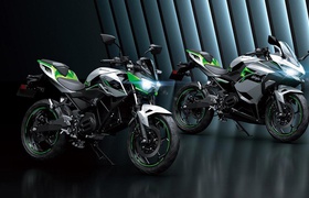 Kawasaki представила два первых электрических мотоцикла: Z e-1 и Ninja e-1