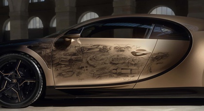 Bugatti Unveils Unique Chiron Super Sport: A Golden Era Tribute with Hand-Drawn Bodywork Artistry