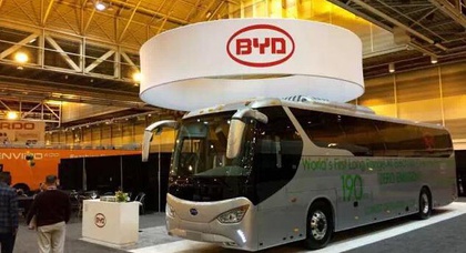 BYD представил первый в мире междугородний электроавтобус