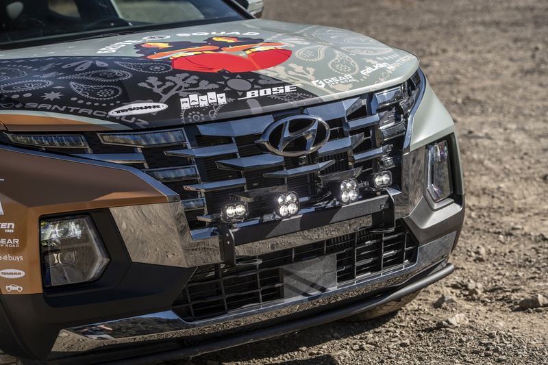 Hyundai created a custom Santa Cruz to fight the Rebelle Rally