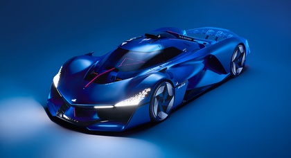Alpine Unveils Hydrogen Combustion Turbo Engine Sports Car